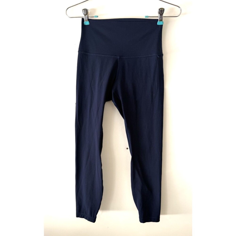 Lululemon Align High Rise Pant 25" Womens Size 4 Blue Yoga Athletic Legging